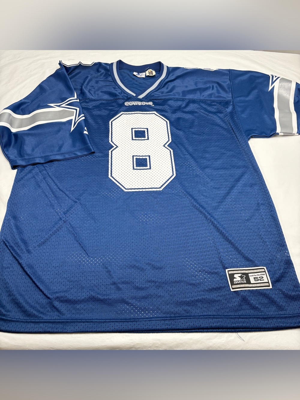 Dallas Cowboys Troy Aikman #8 Starter Quarterback Club Jersey Men’s XL 52
